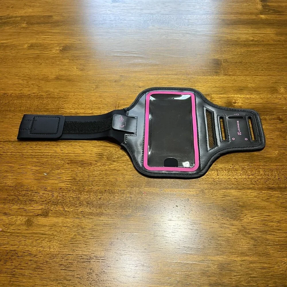 LOVPHONE iPhone Armband Cell Phone Holder Water Resistant Running Sports NEW